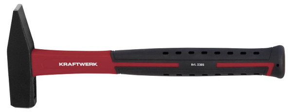 Kraftwerk Schlosserhammer 500 g, Fiberglasstiel, Länge: 320 mm, 2387