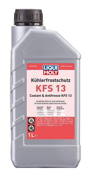LIQUI MOLY Kühlerfrostschutz KFS 13, Kanister Kunststoff, VE: 1 Liter, 21139