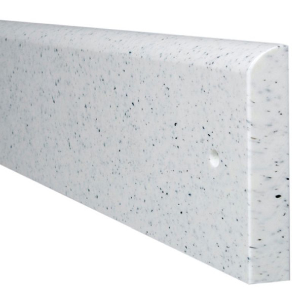 Stein HGS Wand-Schrammschutz -Mountain-, 200 mm / weiß, (ähnlich RAL 9003) / 20 mm, 11497