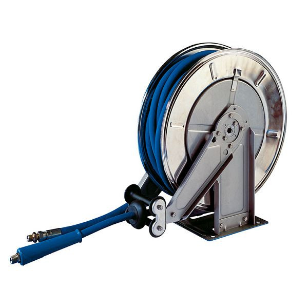 Gastro-Inox Aufroller mit 20 Meter Schlauch, 402.522