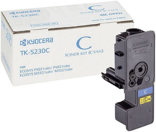 KYOCERA-MITA Original Kyocera Toner-Kit cyan (02R9CNL0,1T02R9CNL0,2R9CNL0,TK-5230C), TK5230C