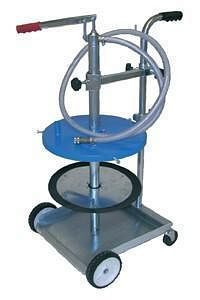 Rapid Füllgerät für Zentralschmieranlagen, kein Abschmiergerät für 25 kg Fettgebinde, Innen- Ø 300-335 mm, 62 311