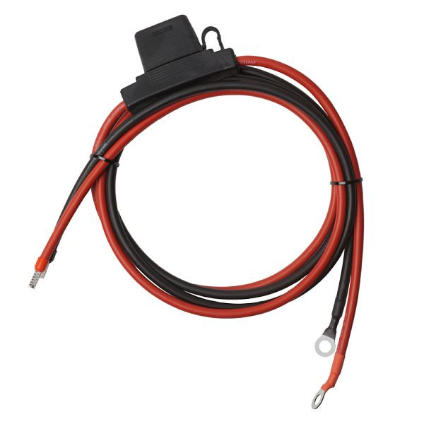 WATTSTUNDE Sicherungskabel (mit Sicherung 40A) 2x10mm² M8/Aderendhülse 1,5m rot/schwarz, 401-50009