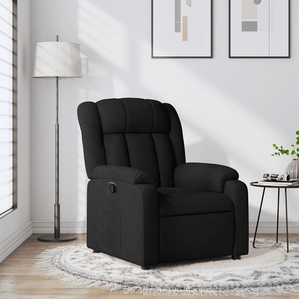 vidaXL Relaxsessel Schwarz Stoff, Füllmaterial: Schaumstoff, PP-Faser, 373576