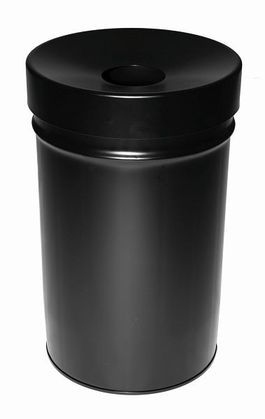 TKG Abfallbehälter FIRE EX Schwarz, Ø 392 x H 630 mm, 370061