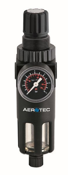AEROTEC Filter Druckregler 1/4" Druckminderer Manometer Kompressor, 25490212