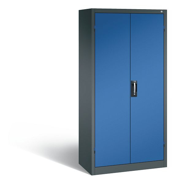 C+P Werkzeugschrank Acurado, H1950xB930xT500mm, Farbe: Anthrazitgrau / Enzianblau, Muldengriff, 8921-5030 S10176
