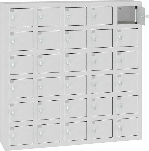 Eurobox Wertfachschrank / Schließfach, 5 Abteile, 30 Fächer, 0500-021506