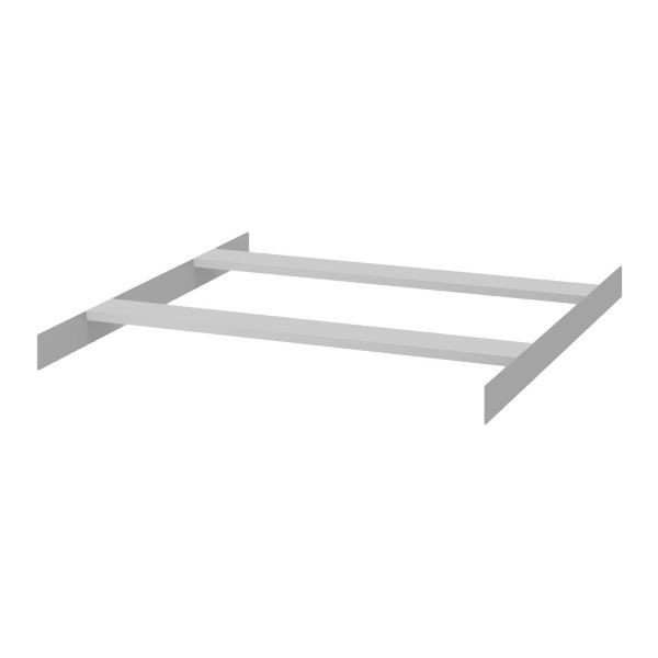hofe Pendelhefterebene Stecksystem Orion Plus, 2-seitig System Zippel 992 mm lang, Traversenbleche RAL 7035, Schiene hochglanzvernickelt, K508010EZ
