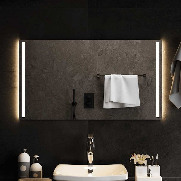 vidaXL LED-Badspiegel 90x50 cm, stilvoll, IP 65, 151751