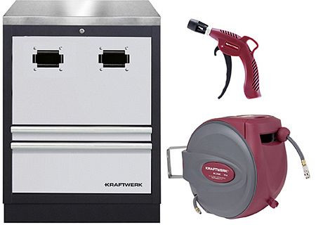 Kraftwerk PRO LINE Schrank für Kabelaufroller+rostfreie Set, 3964-28-96