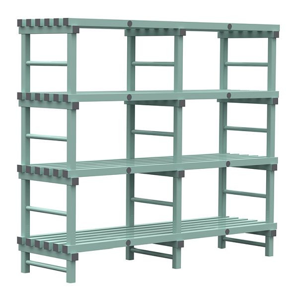 REA Euro-Regal 2000x600x1750mm, 4 Ständer mit 450mm Abstand, 308.165