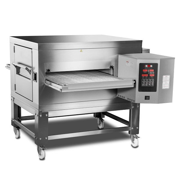 GMG Durchlaufofen mit Kettenband, Bandbreite 810mm, Digitalanzeige für Durchlaufgeschwindigkeit & Temperatur, Gasanschluss Erdgas, COG-81100 GAS