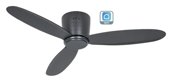 CasaFan Deckenventilator Eco Plano II 112 Lack basaltgrau-Lack basaltgrau WiFi, 311284W