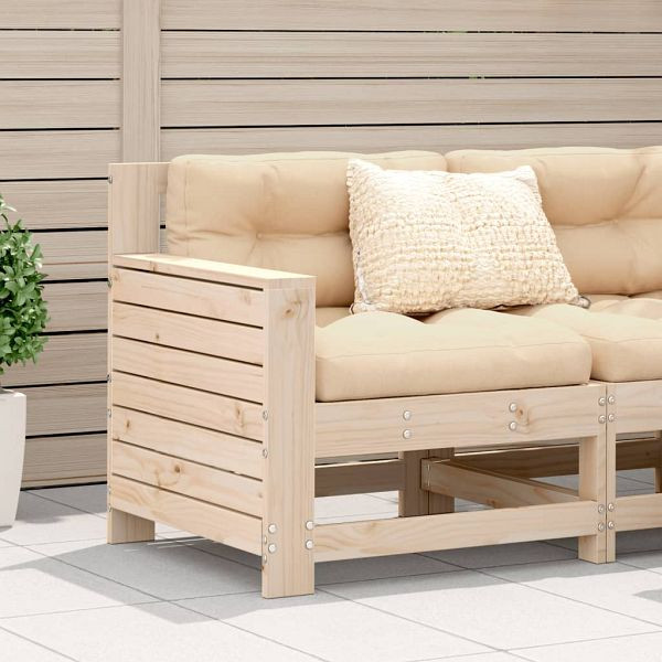 vidaXL Gartensofa mit Armlehne 69x62x70,5 cm Massivholz Kiefer, 844883