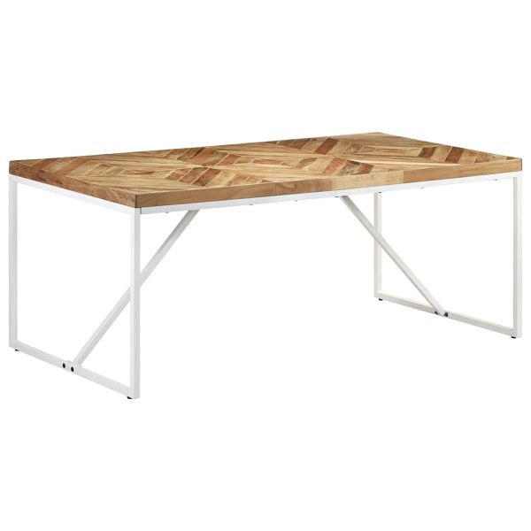 vidaXL Esstisch 180x90x76 cm Akazie und Mango Massivholz, 323551