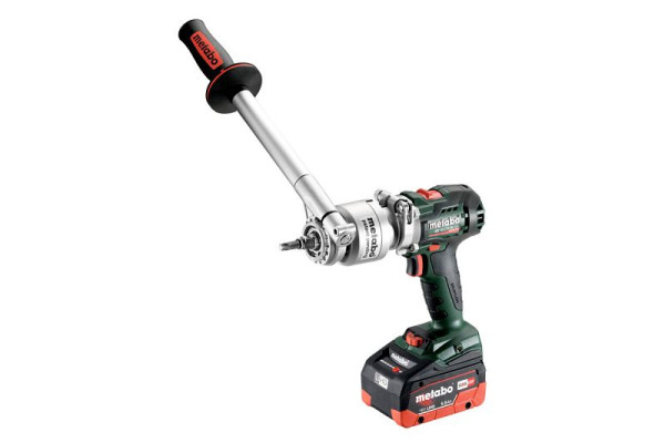 metabo Akku-Bohrschrauber BS 18 LTX BL Q I metaBOX 145 L, inkl. Drehmomentvorsatz und Akkus, 602359770