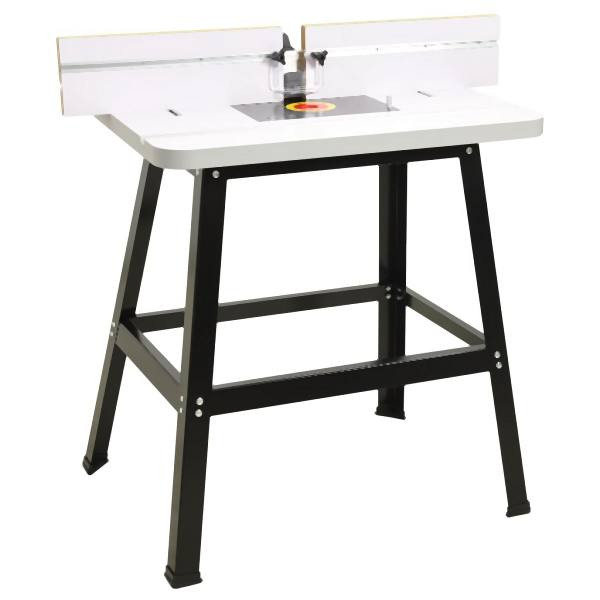 vidaXL Oberfräsentisch Stahl und MDF 81x61x88 cm, 147836