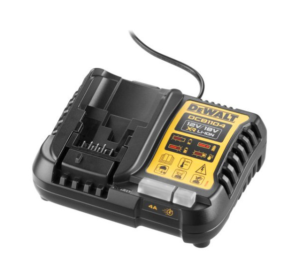 DeWalt 10,8–18,0 Volt System-Schnellladegerät, DCB1104-QW