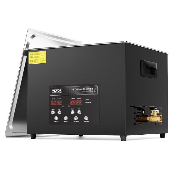 VEVOR Ultraschallreiniger 15L Reinigungsmaschine mit Timer Heizung & Korb, 360W, SGLTQCSBQXJ1RT5T9V2