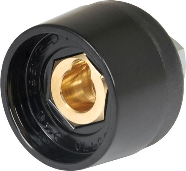 ELMAG Einbaubuchse 35/50/70 mm² für Zapfen-Ø 13 mm, 60% Einschaltdauer bei 400A, 55325