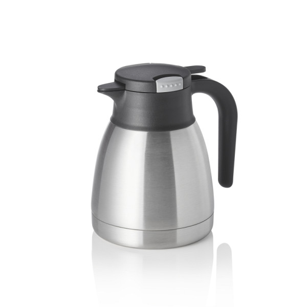 WAS Isolierkanne Skipper, 1,0 L, Ø 14 cm, Höhe 19 cm, doppelwandig, Chromnickelstahl, 3817100