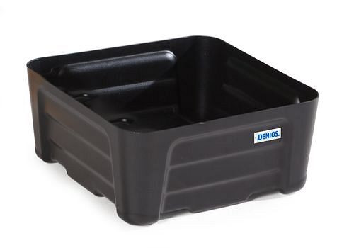 DENIOS Kleingebindewanne pro-line aus PE, ohne Gitterrost, 20 Liter, 400 x 400 x 180 mm, 248037