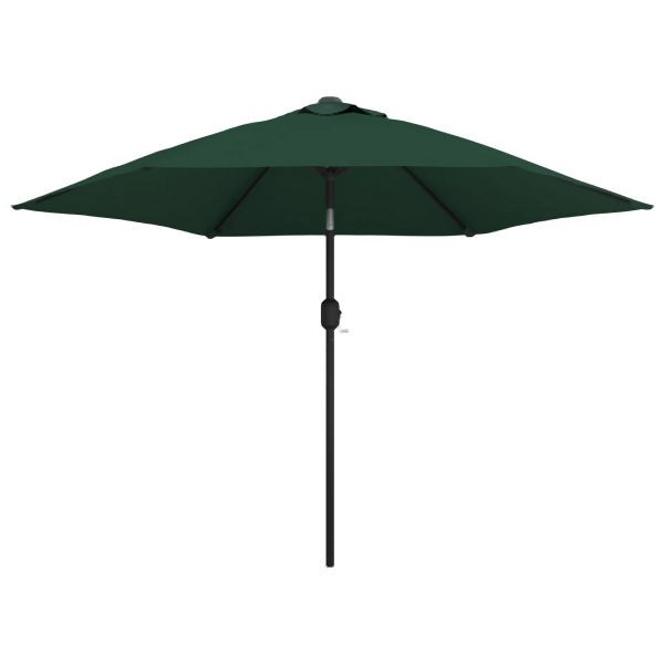 vidaXL Sonnenschirm Gartenschirm Strandschirm Sonnenschutz Grün, 40769