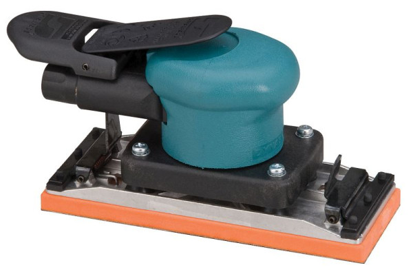 Dynabrade 70 mm (2-3/4) B x 178 mm (7") L Dynabug II Schwingschleifer ohne Absaugung mit Klemmen, 58507