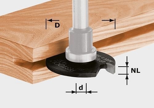 Festool Scheibennutfräser HW D40x5, 491060