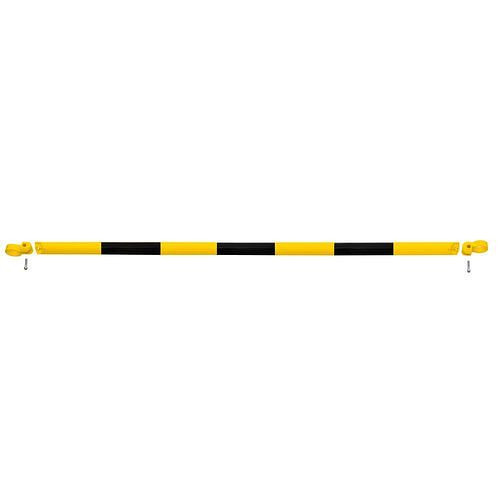 Moravia Systemgeländer, Querrohr, feuerverzinkt, gelb-schwarz lackiert, Ø: 60 mm, Höhe 1330 mm, 310981