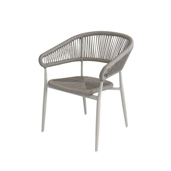 Feros Flint Stapelbarer Sessel inkl. Sitzkissen, Sand, 151591