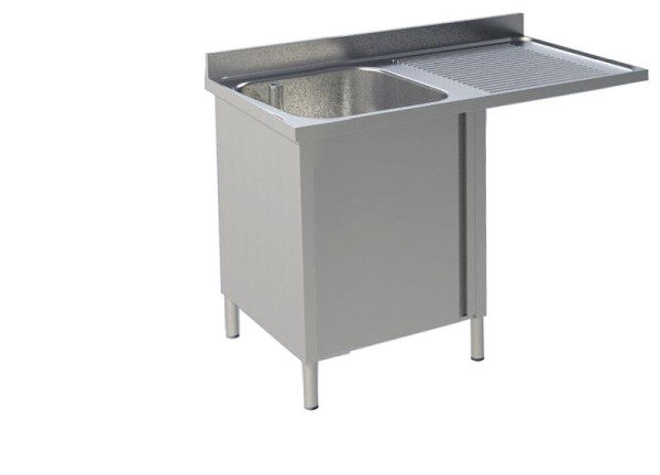 KBS Spülcenter mit Unterschrank und für Spülmaschinen, 1 Becken links, 120x70x90cm, 92021102