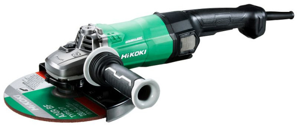 HiKOKI Winkelschleifer 230mm (Brushless), 230mm, 2.200W Schalter ohne Arretierung, G23BYE (Karton), G23BYEWDZ
