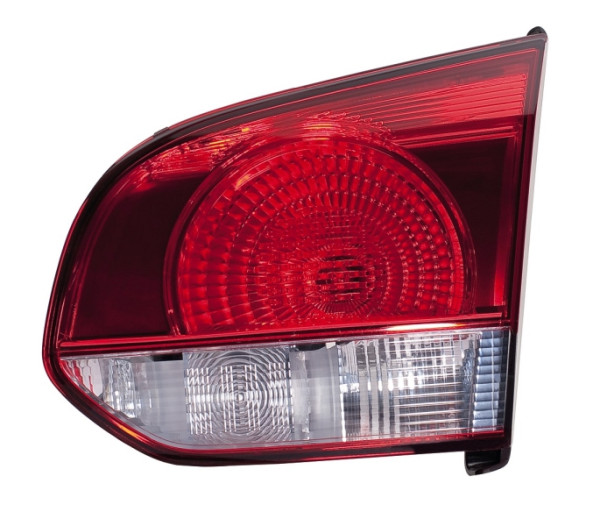 HELLA Heckleuchte, Glühlampe, innerer Teil, für u.a. VW Golf VI (5K1), Basic, Highline, für Rechtsverkehr, rechts, 2TZ 009 923-101