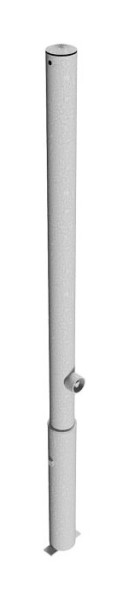Schake Absperrpfosten Stahlrohr Ø 60 x 2,5 mm herausnehmbar mit Dreikantverschluss, feuerverzinkt, ohne Öse, 460F