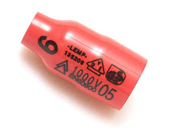 Lemp Steckschlüssel Einsatz 6mm 3/8" normal 12 kt, 135206