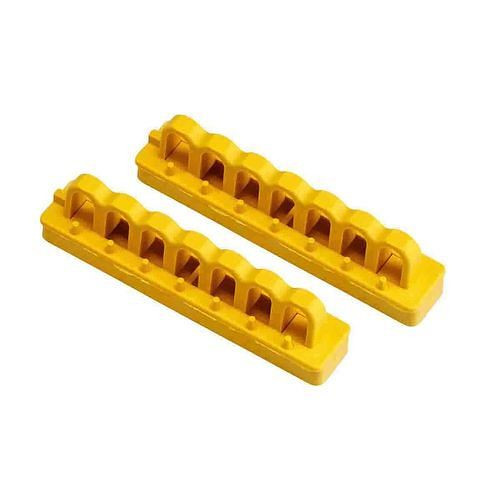 DENIOS Gelbe Halterungsschienen, für die Blockierung von Schutzschaltern, VE: 2 Stück, 311980