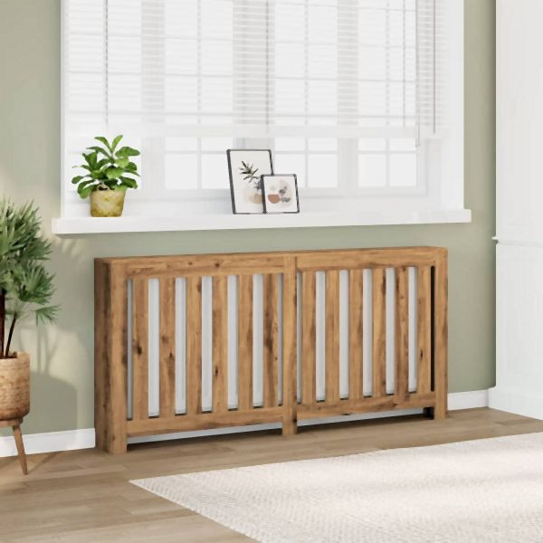 vidaXL Heizkörperverkleidung Artisan-Eiche 175x20x82 cm Holzwerkstoff, 852761