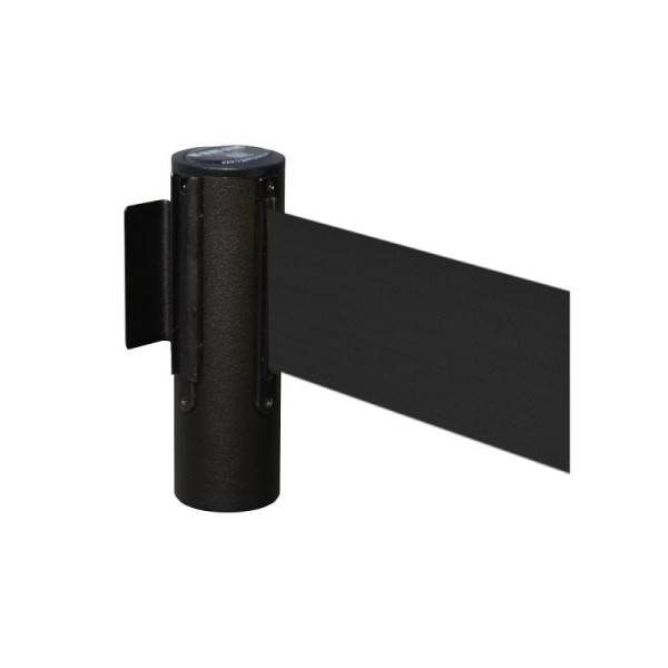 Stein HGS Wandgurtkassette 'P-Line 46' aus Metall, schwarz, breites Band, schwarz, 2,3 m, 65866.0005
