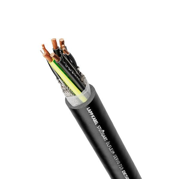 LAPP Servoleitung ÖLFLEX® SERVO 719 4G6+(2x1)+(2x1,5), VE: 100 Meter, 1020076/100