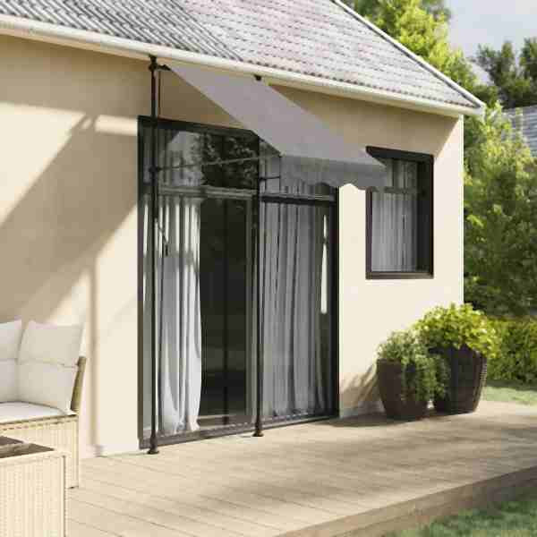 vidaXL Markise Einziehbar Anthrazit 100x150 cm Stoff und Stahl, 368736