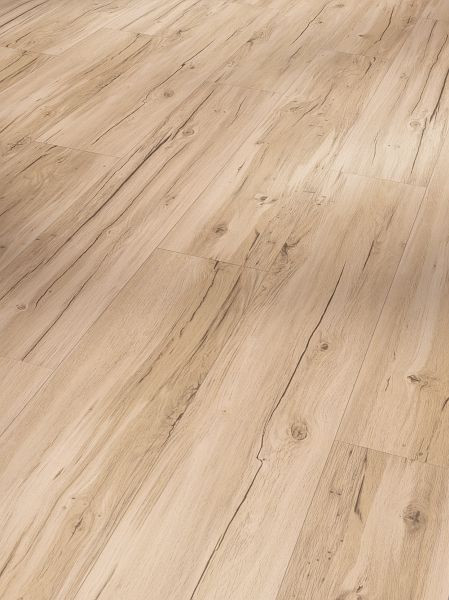 Parador Designboden Vinyl Basic 4.3 Eiche Memory geschliffen Landhausdiele Gebürstete Struktur, VE: 9 Stück, 1590992