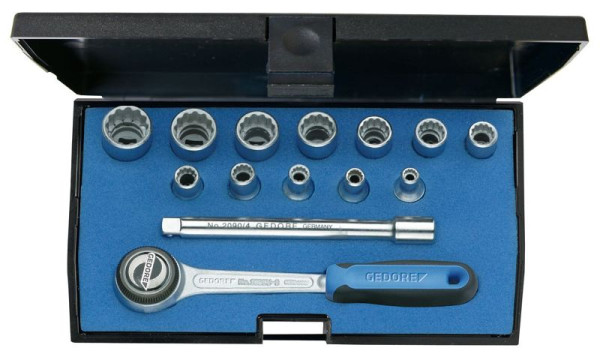 GEDORE Steckschlüssel-Satz 1/4'', 13-teilig, UD-Profil, 4-13 mm, 1815598