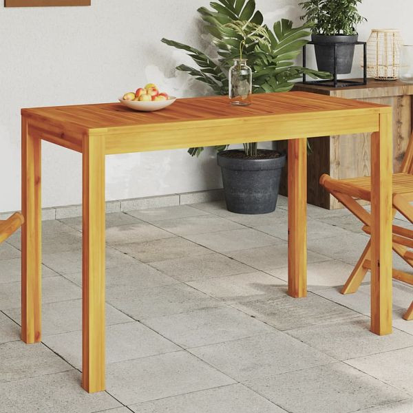 vidaXL Garten-Esstisch 110x55x75 cm Massivholz Akazie, 366368