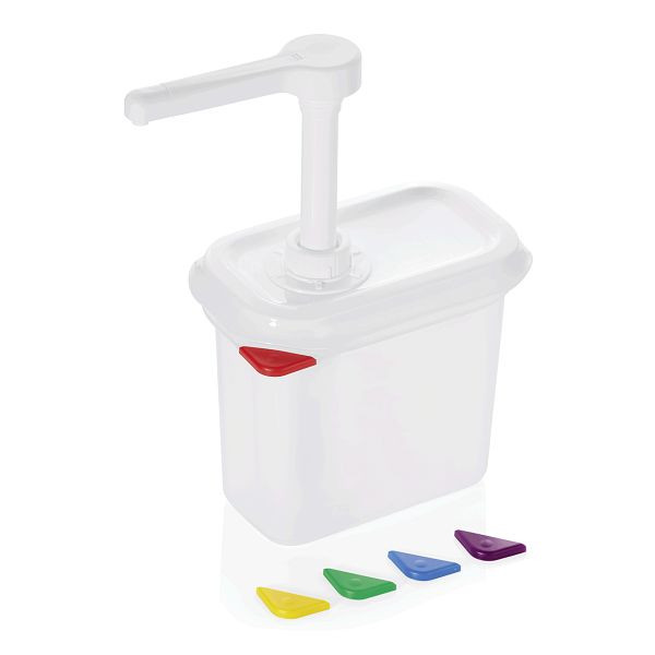 WAS Saucenspender GN 1/9, 1,5 Liter, Polypropylen, 3732150