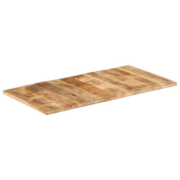 vidaXL Tischplatte Massivholz Mango 25-27 mm 120x60 cm, 286025