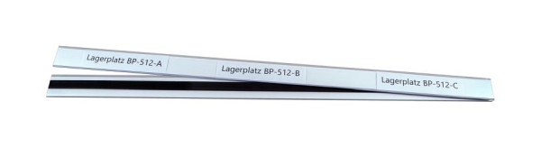Eichner Etikettenhalter magnetisch, Maße: 80 x 1.000 mm; VE: 10 Stück, 9218-03469