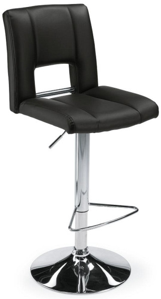 Deskin Barhocker ANZIO, Schwarz, 410 x 510 x 925-1145 mm, VE: 2 Stück, 279186