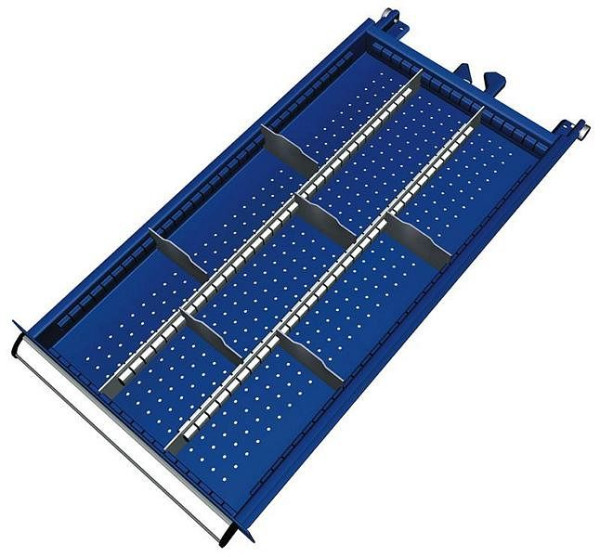 KLW Einteilungsmaterialsatz für Schubladen Fachhöhe 150 & 175 mm in SDB - Schrank, Schrankgröße 419 x 750 mm B x T, SDB-B02-118